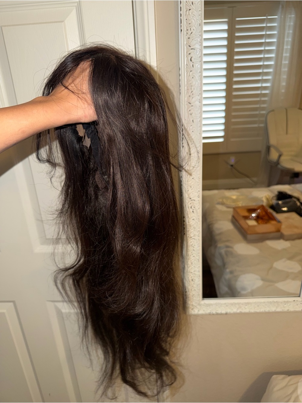 Long Dark Brown Women's Wig - Unbranded